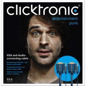 kabel VGA + Audio CLICKTRONIC 2m