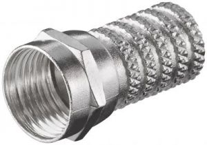 Wtyk F nakręcany HQ na RG6 6mm/20mm - 1szt