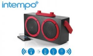 Intempo Retro Blaster Bluetooth Czarno-czerwony