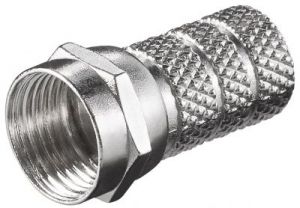 Wtyk F nakręcany HQ 5,2mm/20mm - 1 szt