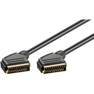 Kabel euro scart 21pin Warsztatowski Gold HQ 1,5 m
