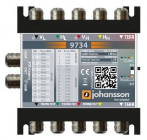 Multiswitch Unicable II Johansson 9734 - 5/2