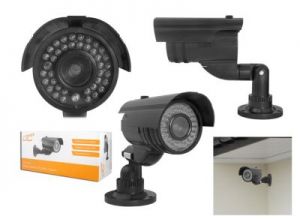 Atrapa Kamery Tubowej IR-2000 LED Czarna