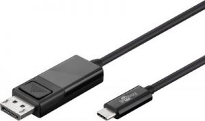 Kabel USB-C 3.1 - Display Port goobay 1,2m czarny