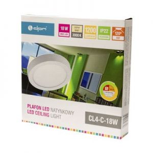 Plafon LED okrągły 18W 1080lm CL4-C-18W