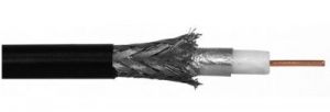 kabel RG6 CU DSE D680PE żelowany czarny - NA METRY