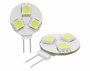 Żarówka 3LED LTC G4smd5050 12V, św. ciepłe białe