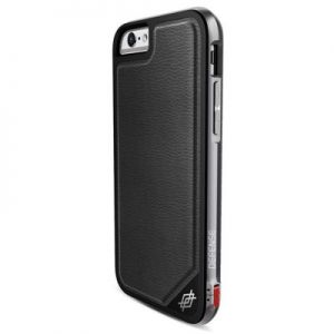 X-Doria Defense Lux - Aluminiowe etui iPhone 6s Plus / iPhone 6 Plus (Black Leather)