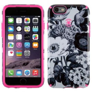 Speck CandyShell Inked - Etui iPhone 6s / iPhone 6 (Vintage Bouquet Grey/Shocking Pink)