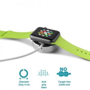 PURO Mini Desk Holder - Mini stacja dokująca Apple Watch (srebrny)