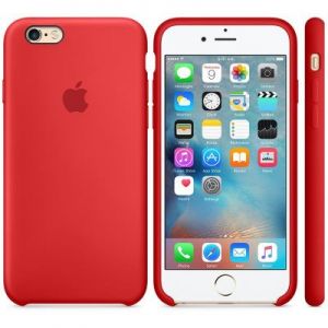 Apple Silicone Case - Silikonowe etui iPhone 6s / iPhone 6 (PRODUCT)RED (czerwony)
