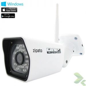 Zipato Outdoor IP Camera - Wodoodporna bezprzewodowa kamera do monitoringu HD - montowana na zewnątr