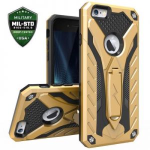 Zizo Static Cover - Pancerne etui iPhone 6s / iPhone 6 (złoty/czarny)