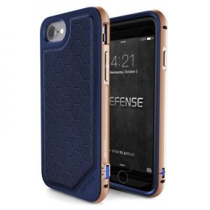 X-Doria Defense Lux - Aluminiowe etui iPhone 7 (Blue/Gold)
