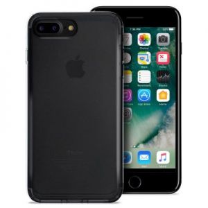 PURO 0.3 Nude - Etui iPhone 7 Plus (czarny przezroczysty)