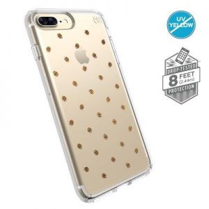 Speck Presidio Clear with Print - Etui iPhone 7 Plus (Etcheddot Silver/Clear)