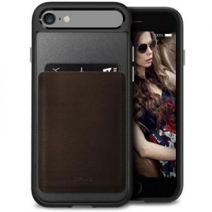 Obliq Flex Wallet - Etui iPhone 7 (Espresso)