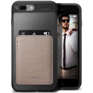 Obliq Flex Wallet - Etui iPhone 7 Plus (Mud Gray)