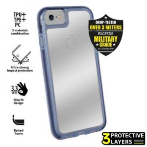 PURO Impact Pro Hard Shield - Etui iPhone 7 (granatowy)