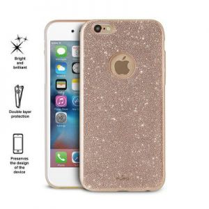 PURO Glitter Shine Cover - Etui iPhone 6s / iPhone 6 (Gold)