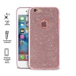 PURO Glitter Shine Cover - Etui iPhone 6s / iPhone 6 (Rose Gold)