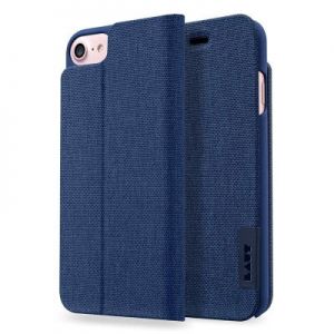 Laut APEX KNIT - Etui iPhone 7 z kieszenią na kartę + stand up + 2 x folia na ekran w zestawie (Indi