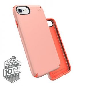 Speck Presidio - Etui iPhone 7 (Sunset Peach/Warning Orange)