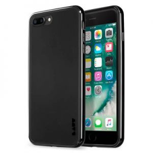 Laut EXOFRAME - Etui iPhone 7 Plus z aluminiową ramką z 2 foliami na ekran w zestawie (Jet Black)