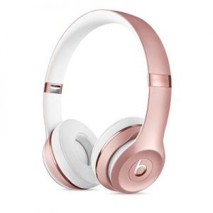 Beats Solo3 Wireless - Bezprzewodowe słuchawki nauszne (różowe złoto)