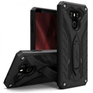 Zizo Static Cover - Pancerne etui LG G6 z podstawką (czarny)
