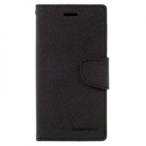 Mercury Fancy Diary - Etui Samsung Galaxy A5 (2017) z kieszeniami na karty + stand up (czarny)