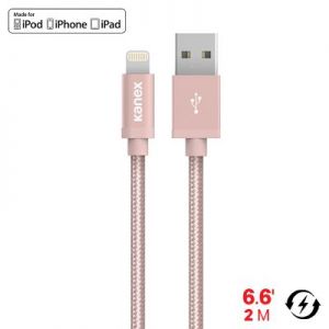 Kanex MiColor Premium Lightning - Kabel MFi z Lightning do USB, 2 m (Rose Gold)