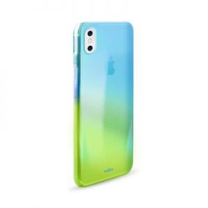 PURO Hologram Cover - Etui iPhone X (Light Blue)