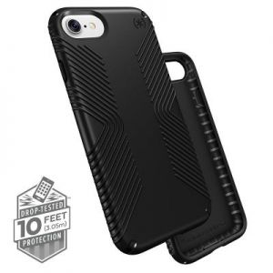 Speck Presidio Grip - Etui iPhone 8 (Black/Black)